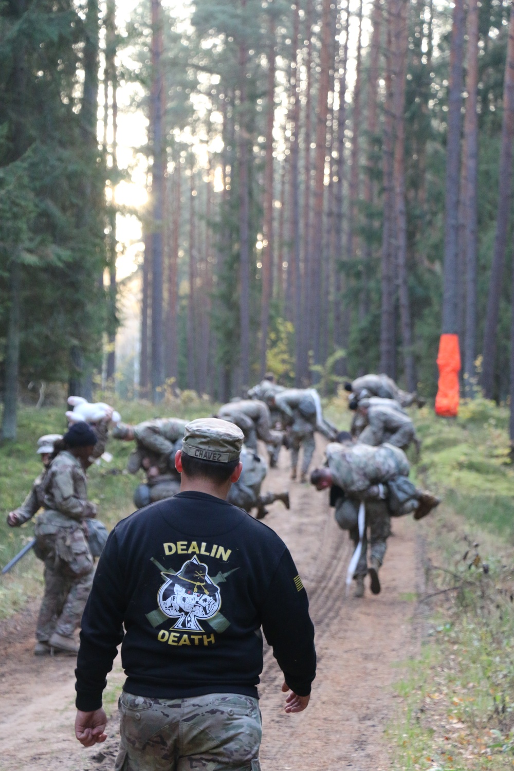 Forward Stationed Soldiers in Bemowo Piskie, Poland, demonstrate Excellence in traditional Spur Ride