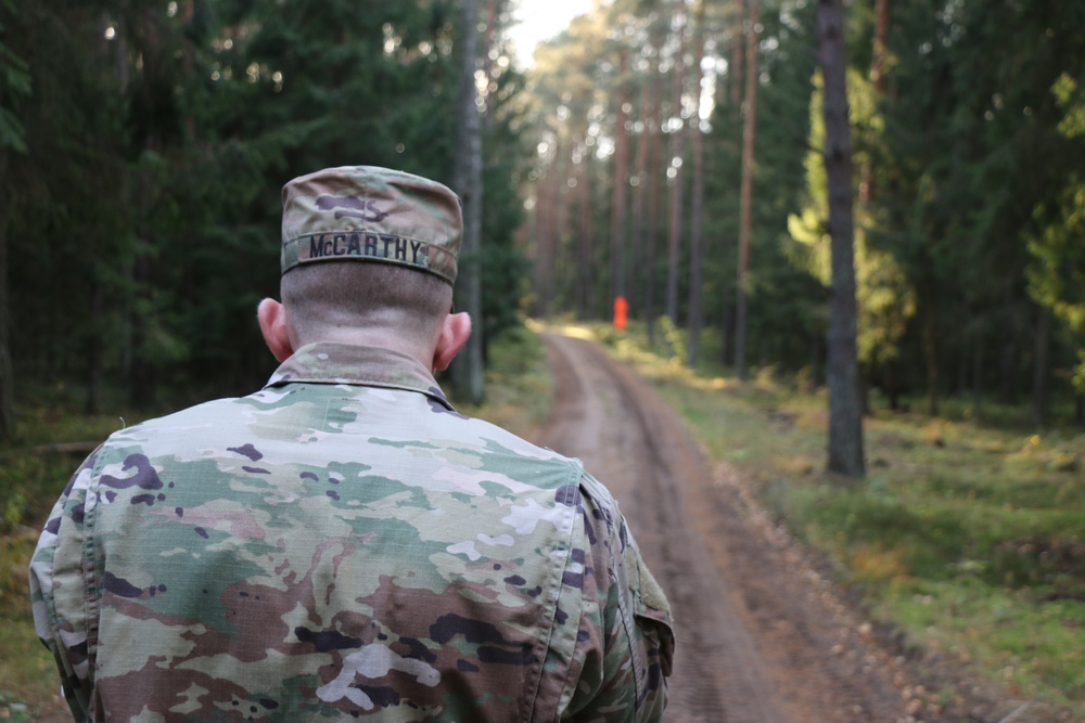 Forward Stationed Soldiers in Bemowo Piskie, Poland, demonstrate Excellence in traditional Spur Ride