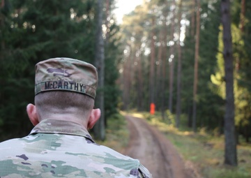 Forward Stationed Soldiers in Bemowo Piskie, Poland, demonstrate Excellence in traditional Spur Ride