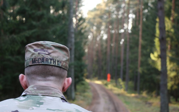 Forward Stationed Soldiers in Bemowo Piskie, Poland, demonstrate Excellence in traditional Spur Ride
