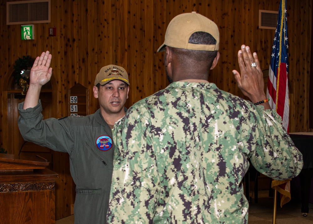 Lt. Christopher Evans Promotion