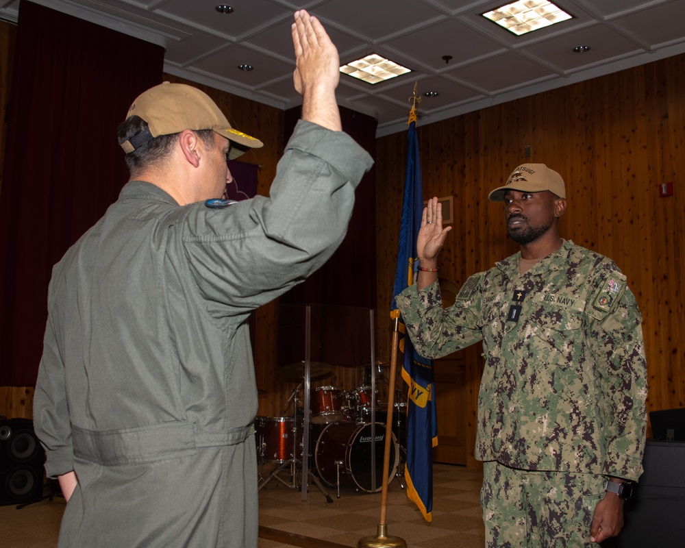 Lt. Christopher Evans Promotion