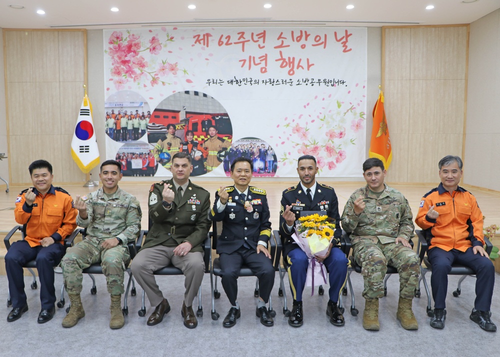 Eighth Army Soldier Prevents Devastating Fire Near Pyeongtaek