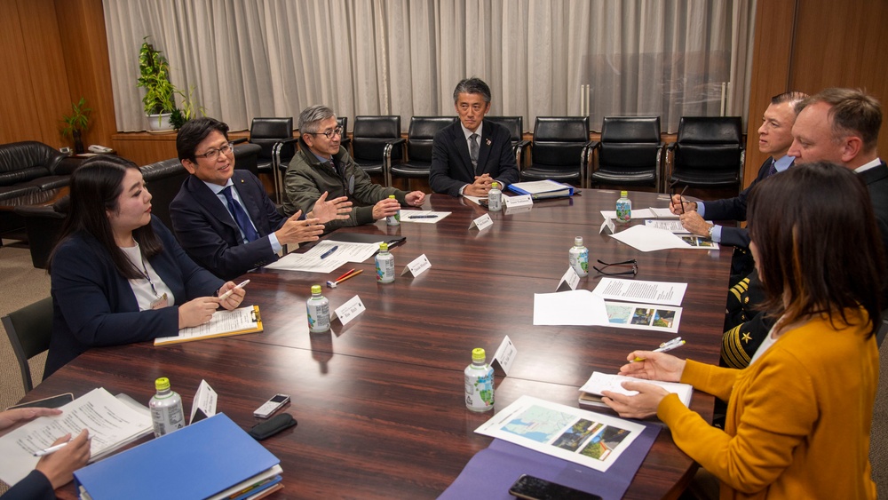 CFAS Meets with Sasebo City Mayor for Quarterly Meeting