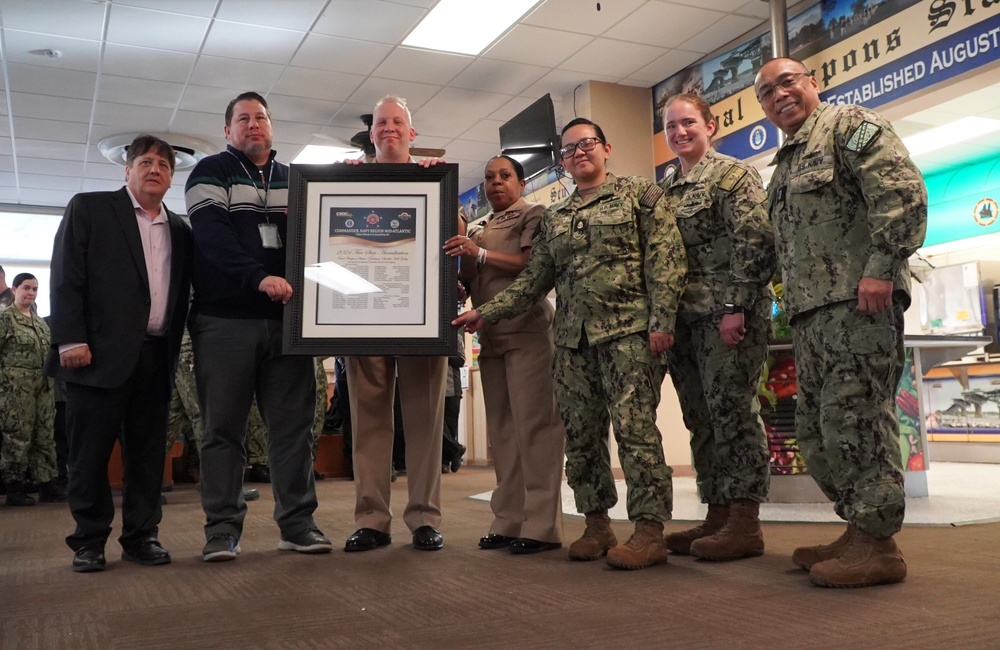 NWS Yorktown's award-winning Scudder Hall Galley receives coveted 5-Star Galley award