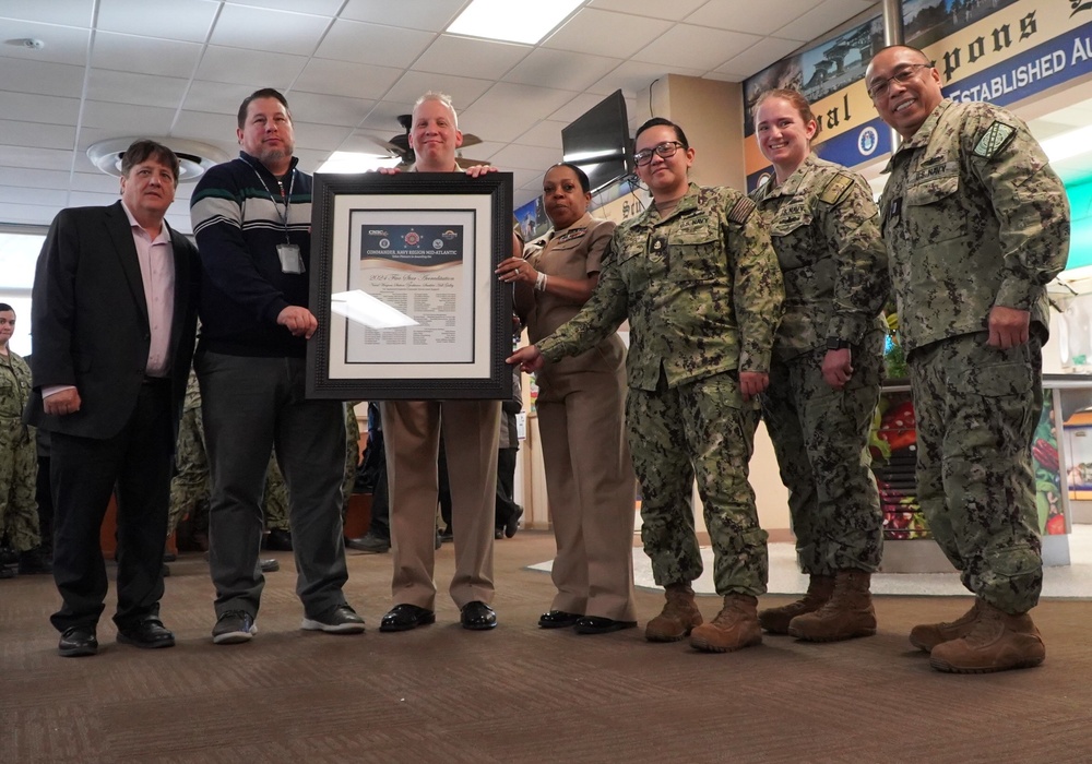 NWS Yorktown's award-winning Scudder Hall Galley receives coveted 5-Star Galley award