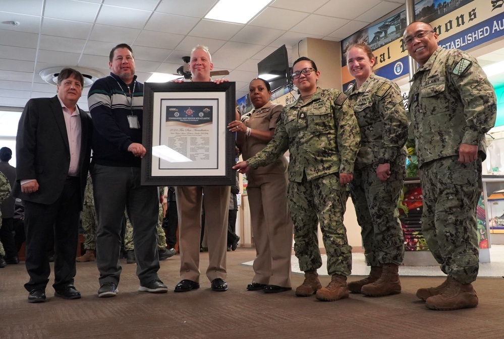 NWS Yorktown's award-winning Scudder Hall Galley receives coveted 5-Star Galley award