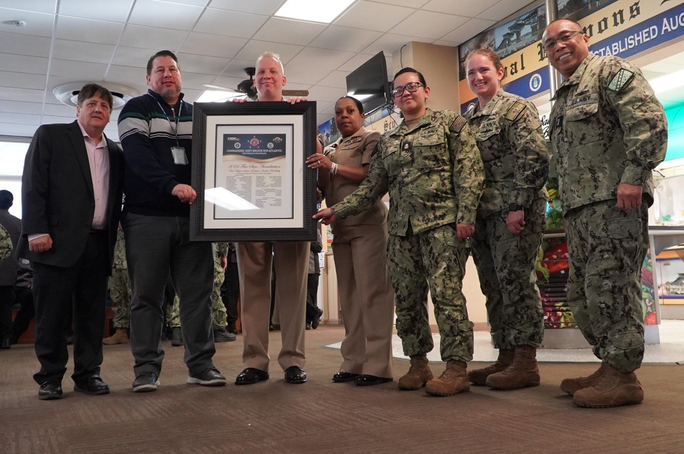 NWS Yorktown's award-winning Scudder Hall Galley receives coveted 5-Star Galley award