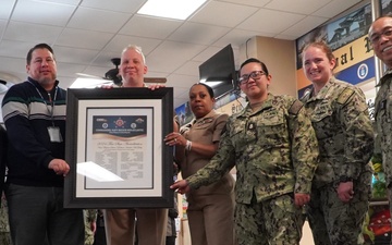 NWS Yorktown's award-winning Scudder Hall Galley receives coveted 5-Star Galley award