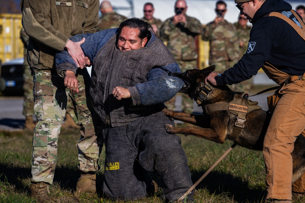31st MXS immerses with K9s