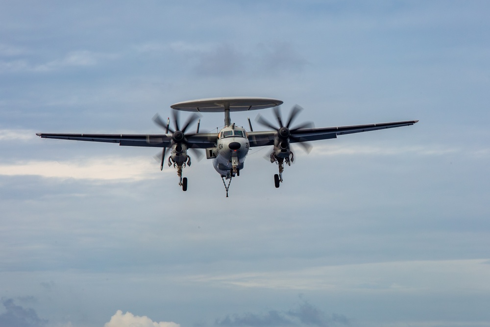 Abraham Lincoln conducts flight operations