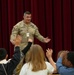 Native American Sky Soldier Shares culture with school kids