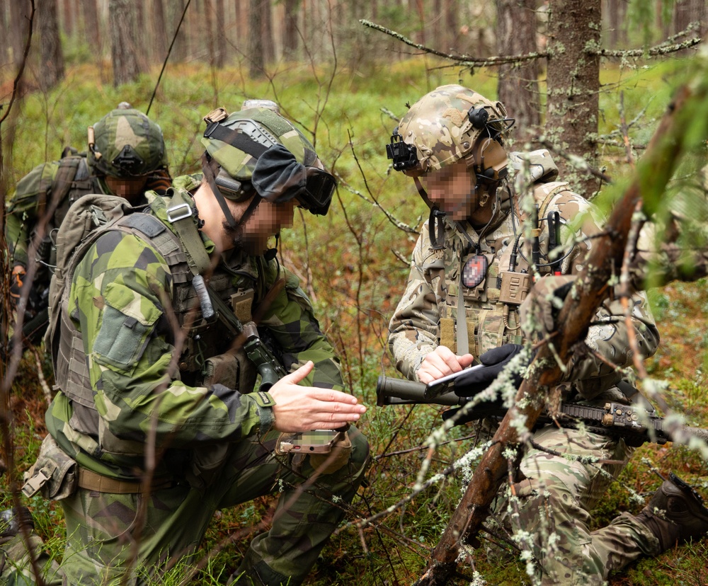 NSW Personnel Conduct Training With Swedish Forces During Adamant Serpent 25