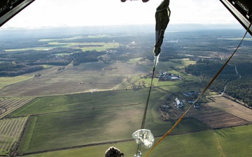 Green Berets Conduct Static Line Jump Into Gotland Island During ASP 25