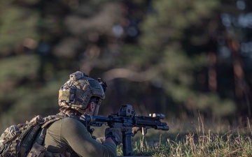 U.S Naval Special Warfare Personnel Conduct Live-Fire Training on Gotland Island During ASP 25