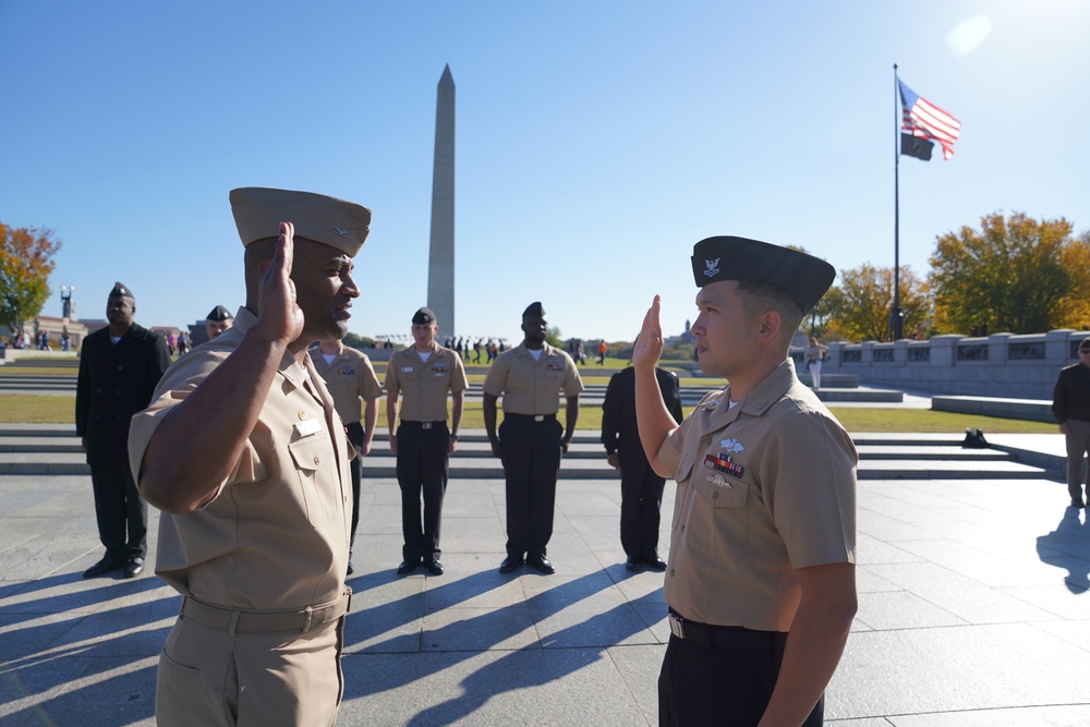 YN2 Ken Go Reenlists: A Story of Dedication and Excellence