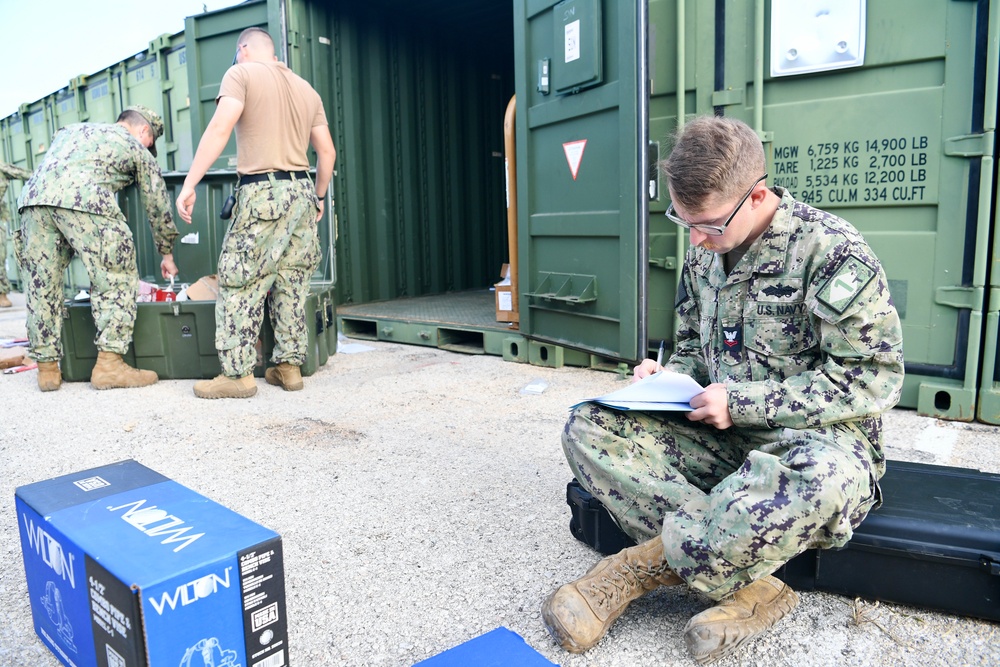 NMCB 1’s Inventory Team Tackles Logistical Challenges to Strengthen Fleet Readiness