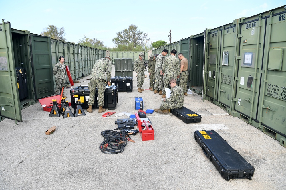 NMCB 1’s Inventory Team Tackles Logistical Challenges to Strengthen Fleet Readiness