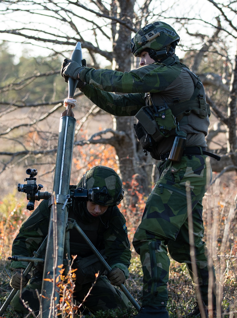 Swedish Forces Provide Indirect Fire During ASP 25 Live-Fire Training Event