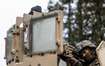 U.S. Marines and Finnish Servicemembers Conduct a Medical Evacuation Convoy