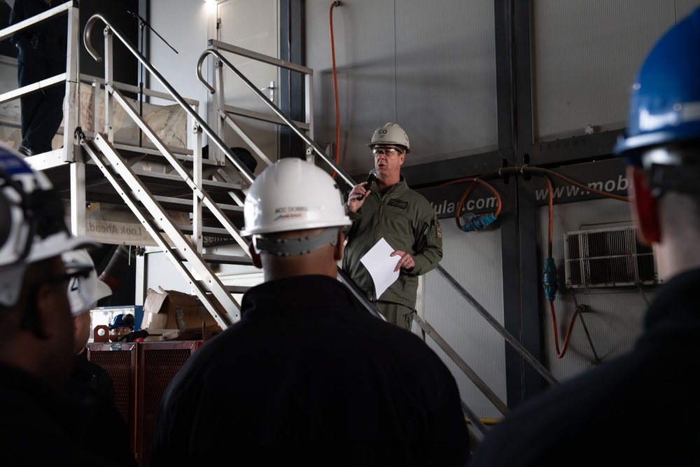 USS John C. Stennis holds All Hands Call