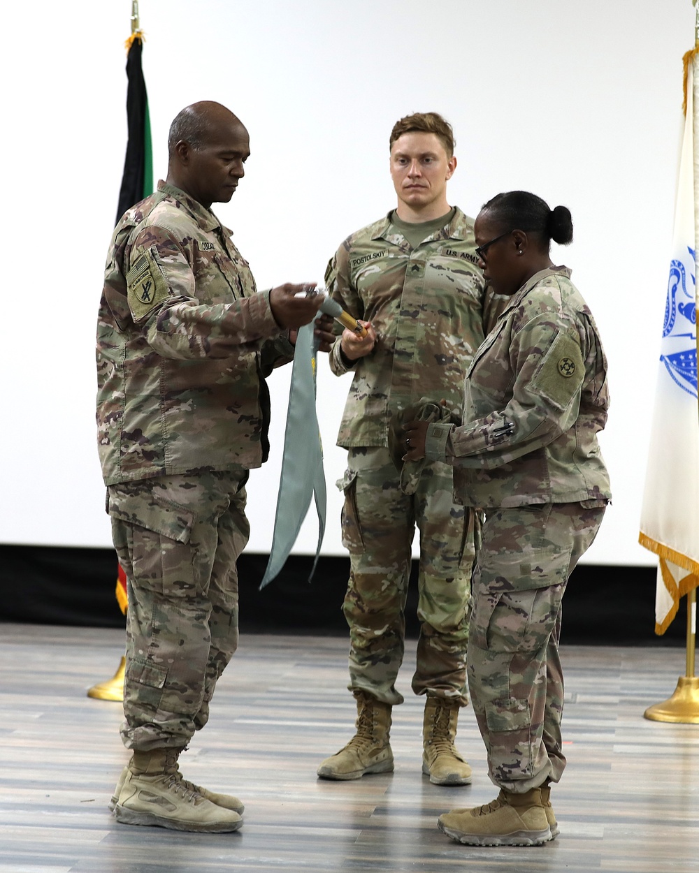 398th Finance Support Center CENTCOM Casing Ceremony