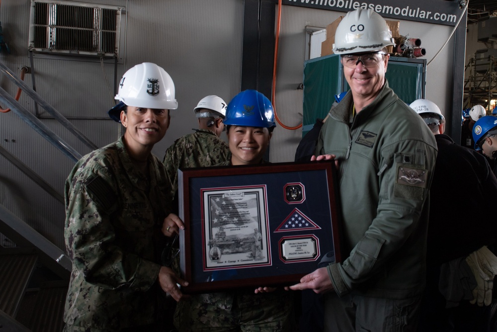 Personnel Specialist 2nd Class Jessica Ly earns Sailor of the Year