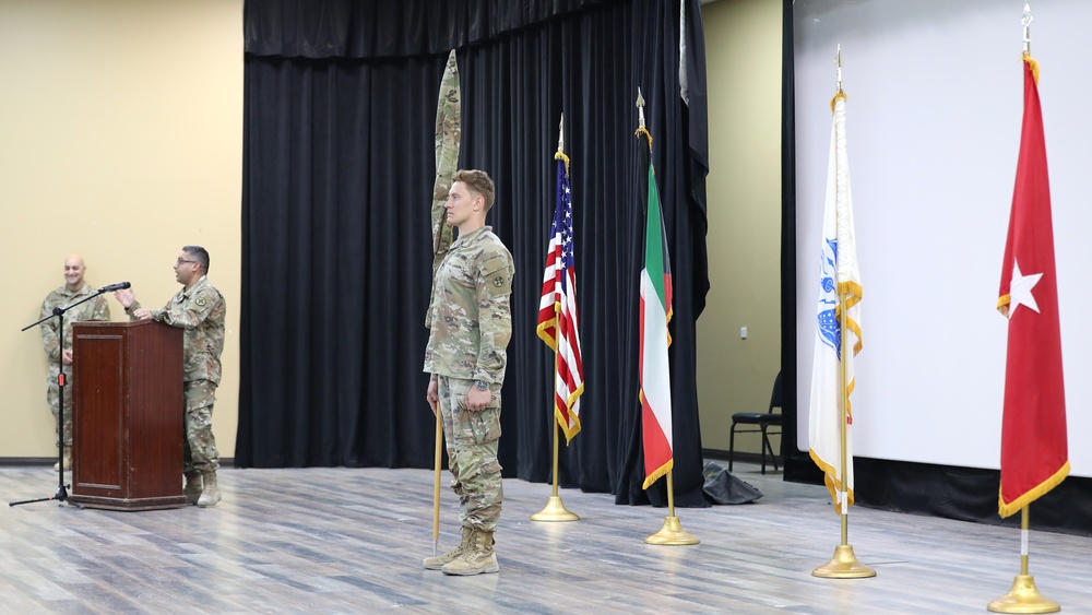 398th Finance Support Center CENTCOM Casing Ceremony