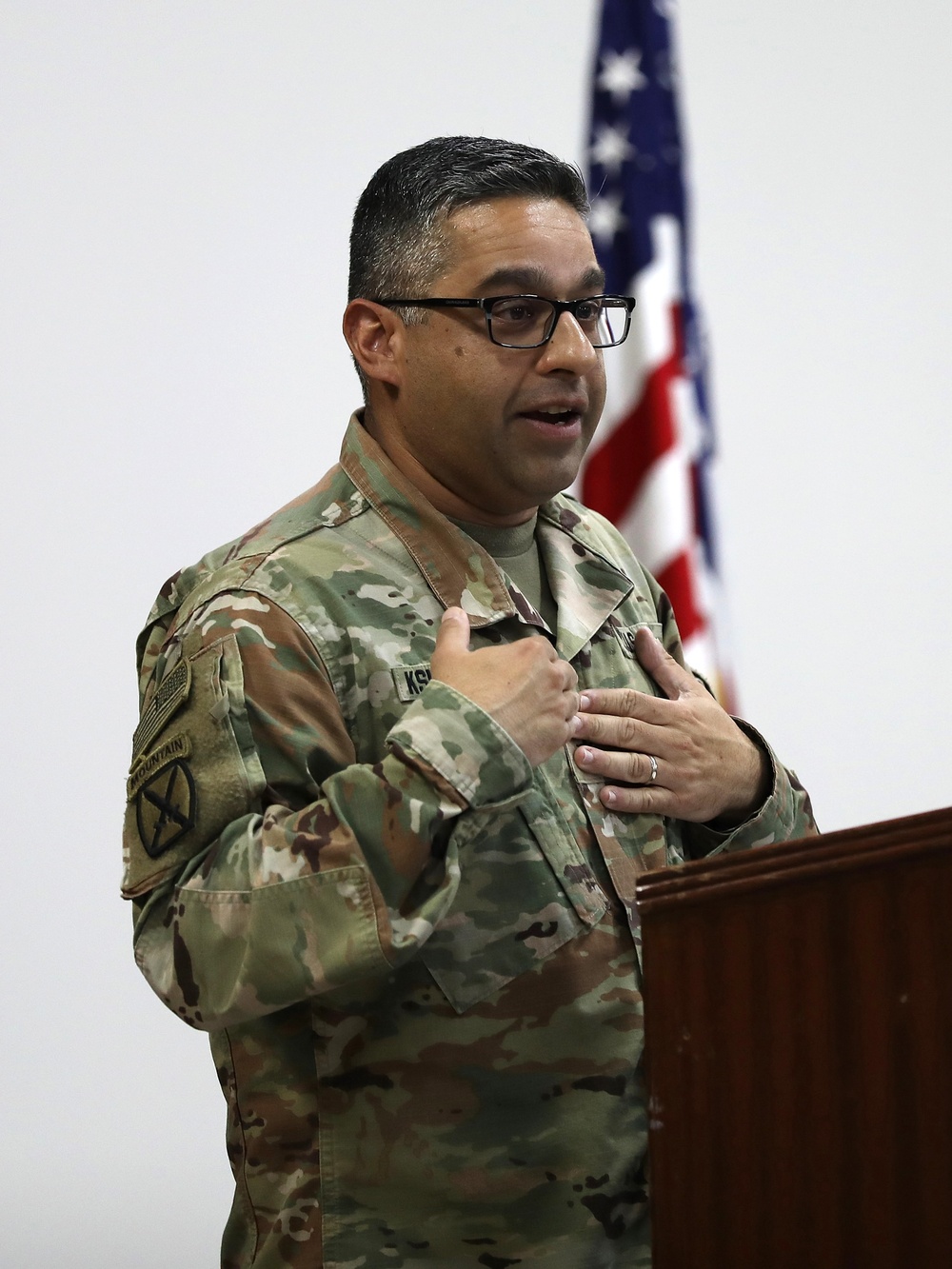 398th Finance Support Center CENTCOM Casing Ceremony