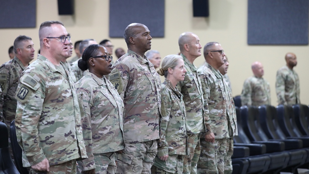 398th Finance Support Center CENTCOM Casing Ceremony