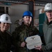 Engineman 2nd Class Tanner Kernan receives Navy and Marine Corps Commendation Medal