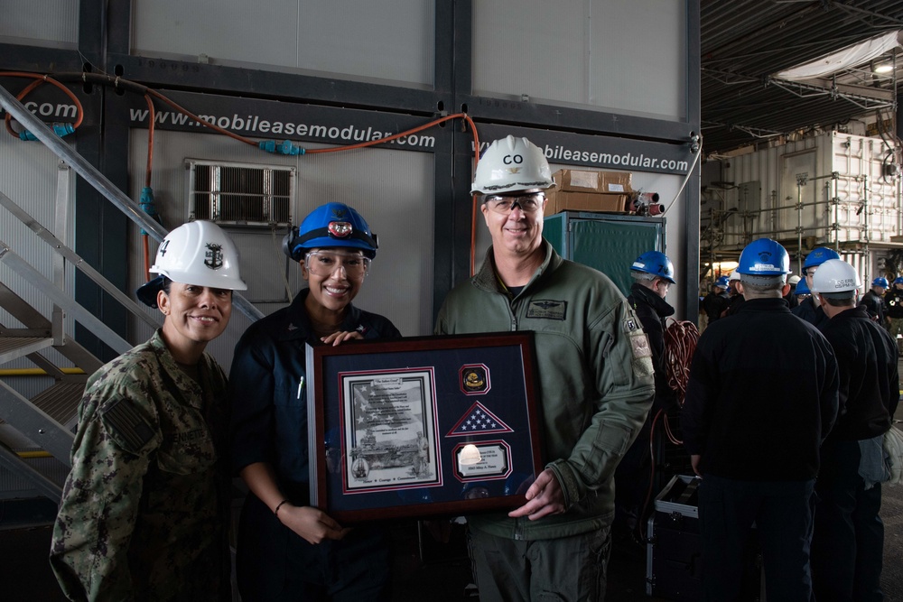 Hospital Corpsman 3rd Class Mitzy A. Nunez earns Junior Sailor of the Year