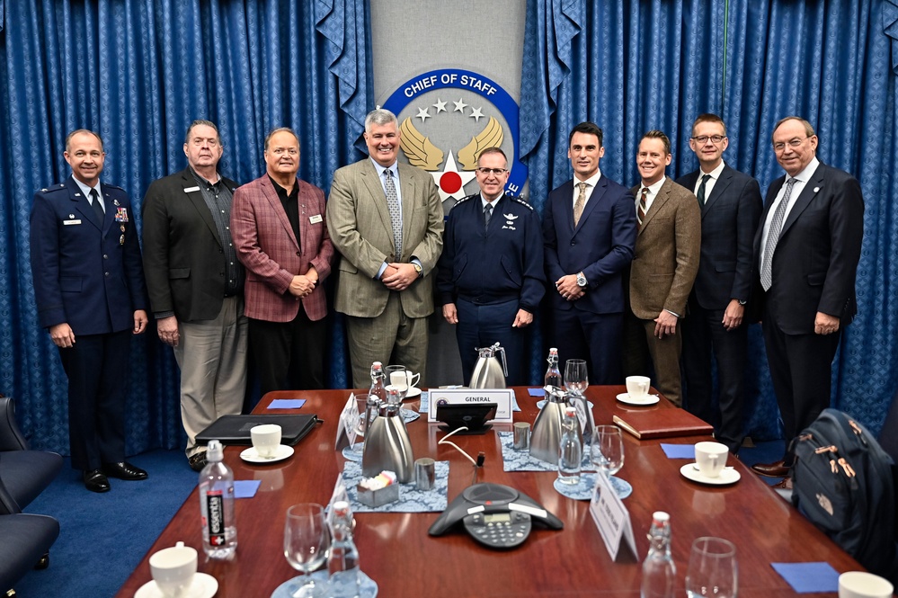 VCSAF Slife meets Grand Forks, N.D. civic leaders