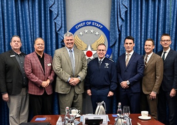 VCSAF Slife meets Grand Forks, N.D. civic leaders