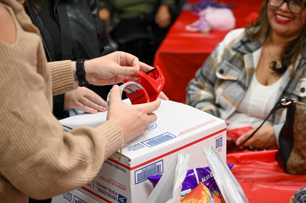 Team Beale puts together care packages for deployers