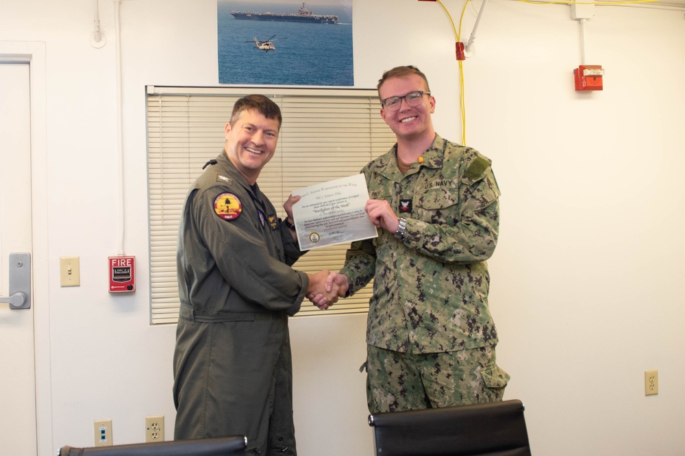 USS John C. Stennis Sailor Earns Warfighter of the Week