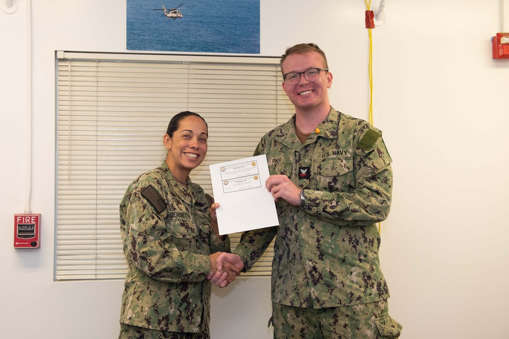 USS John C. Stennis (CVN 74) Sailor Earns Warfighter of the Week
