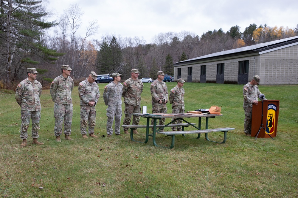 U.S. Army Lt. Col. Micah Kidney Retires