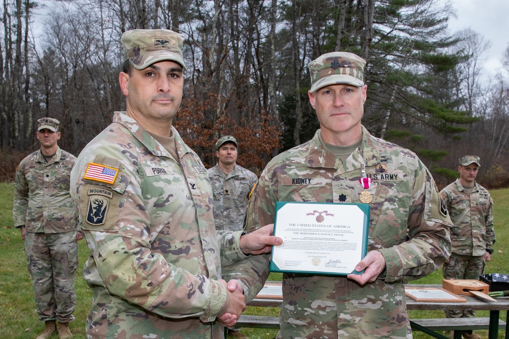 U.S. Army Lt. Col. Micah Kidney Retires