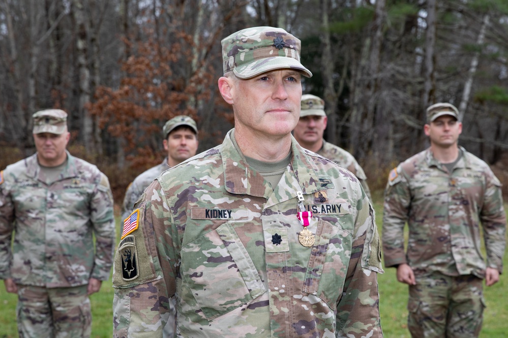 U.S. Army Lt. Col. Micah Kidney Retires