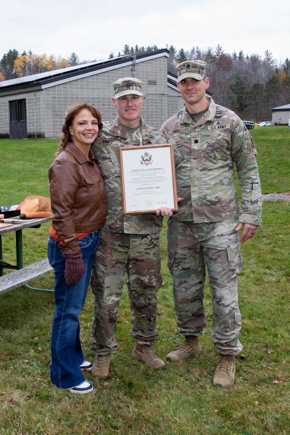 U.S. Army Lt. Col. Micah Kidney Retires