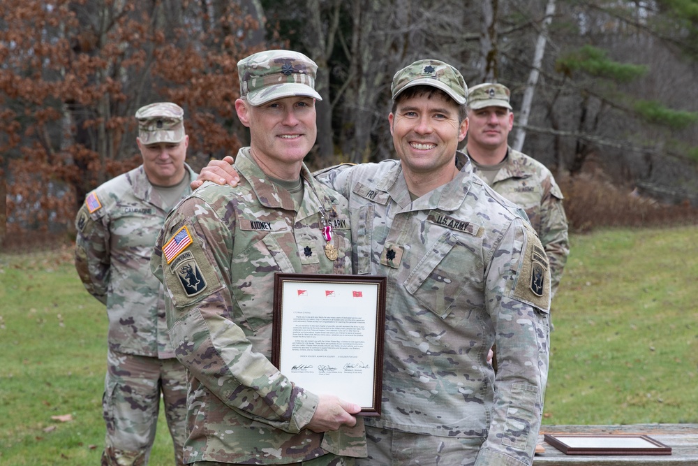 U.S. Army Lt. Col. Micah Kidney Retires