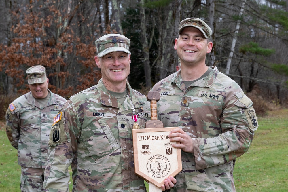 U.S. Army Lt. Col. Micah Kidney Retires