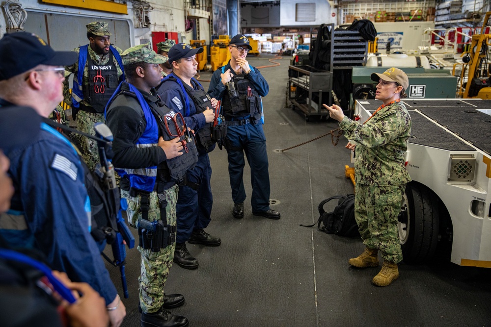 USS Iwo Jima Participates in a Force Protection Exercise