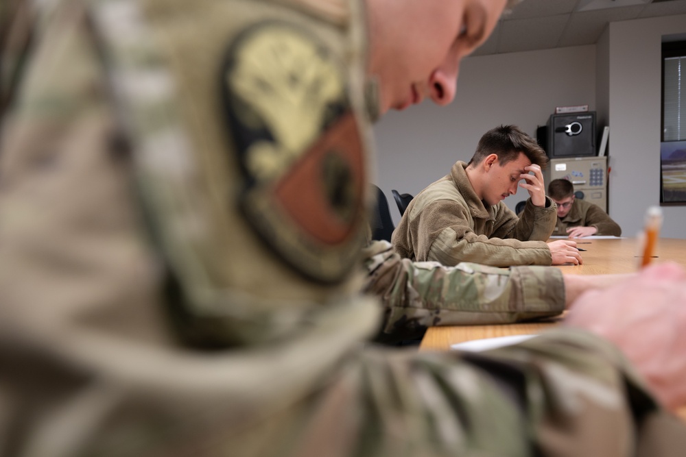 509th AMXS weapons load crew members tested for standards and proficiency