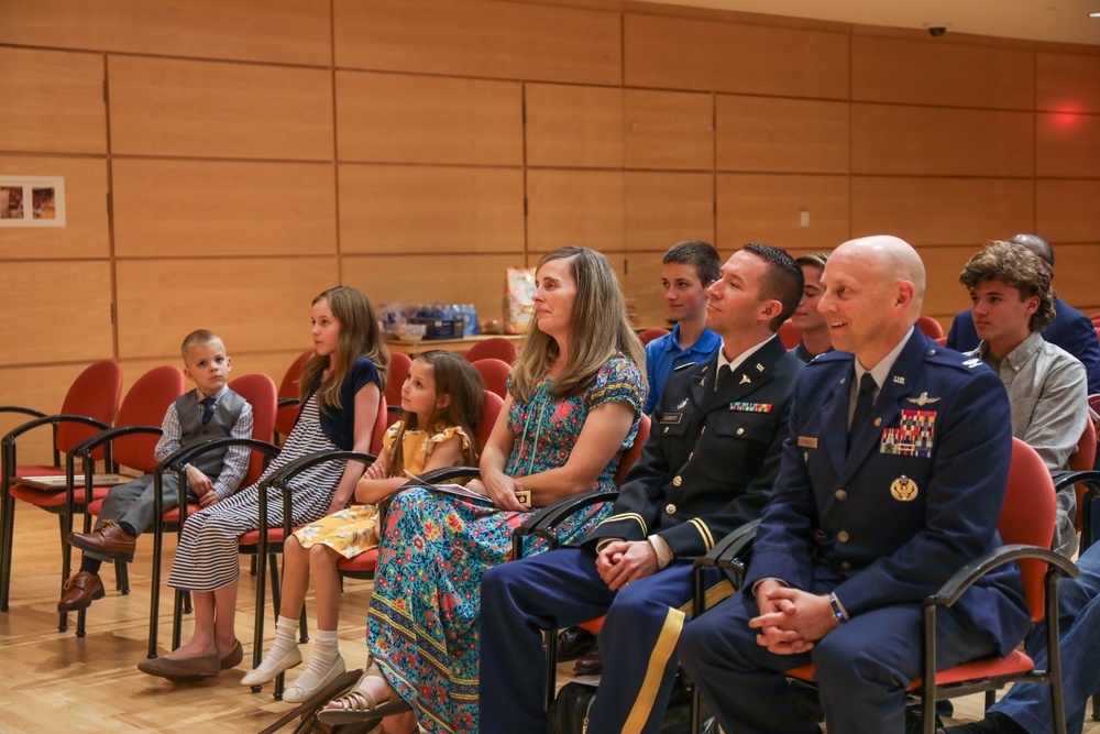 WRAIR holds promotion ceremony for Major Jared Egbert