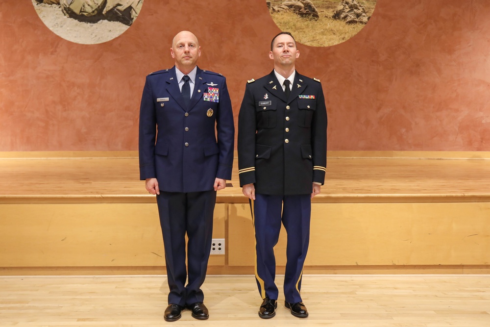 WRAIR holds promotion ceremony for Major Jared Egbert