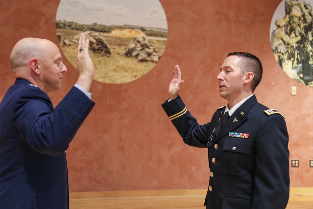 WRAIR holds promotion ceremony for Major Jared Egbert