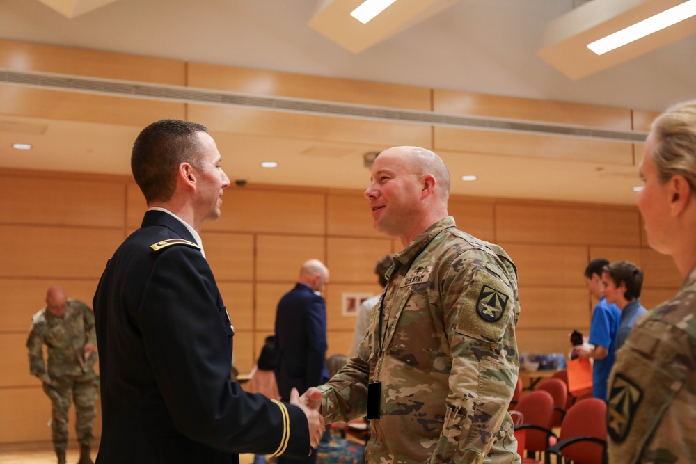 WRAIR holds promotion ceremony for Major Jared Egbert