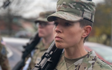 USSF Honor Guard Training Flight drills until perfection